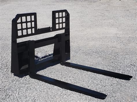 walk behind skid steer backet fork attachmant|Heavy Duty Walk Through Pallet Forks .